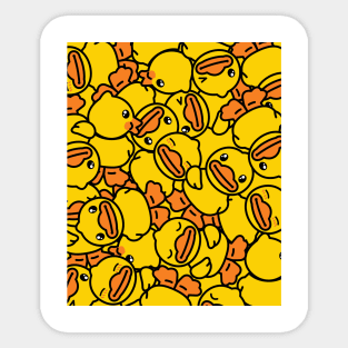 Rubber Duckies Overload Sticker